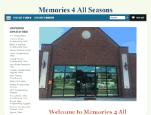 Tablet Screenshot of memoriesforallseasons.com